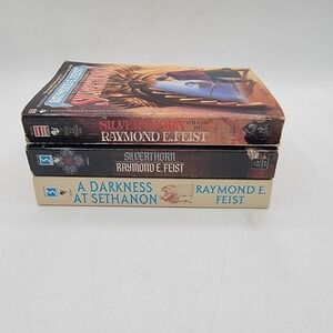 Raymond E. Feist Riftwar Saga Paperback Lot Silverthorn Darkness Sethanon Good